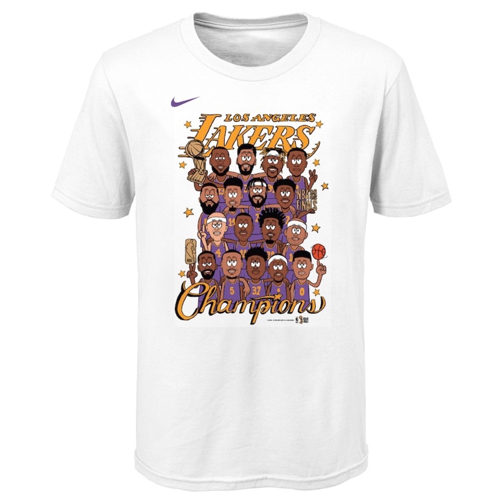 Toddler Los Angeles Lakers Nike 2020 NBA Finals Champions Roster T-Shirt 5/6
